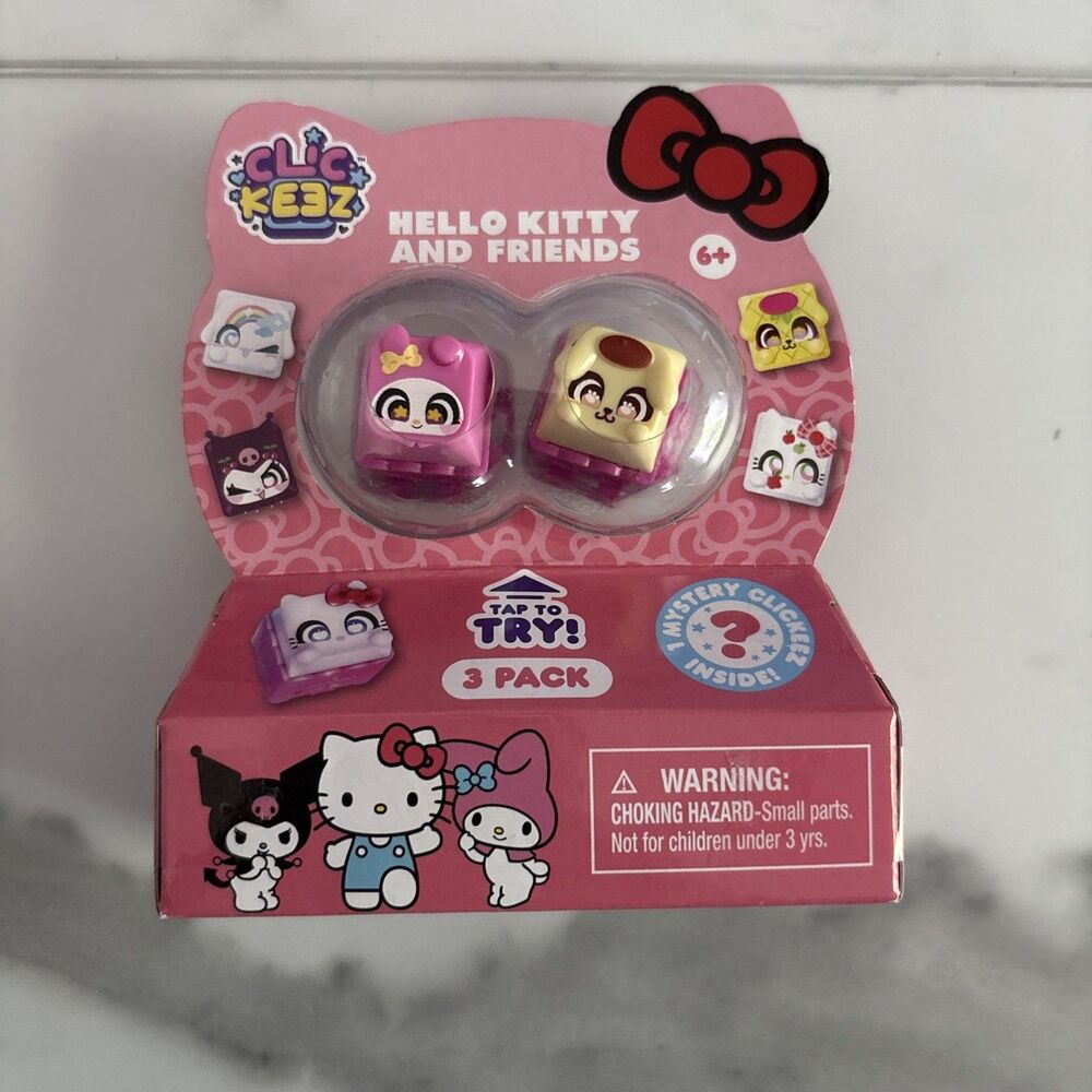 Clickeez Hello Kitty and Friends 3 Pack WILL YOU FIND THE LIMITED EDITION?!